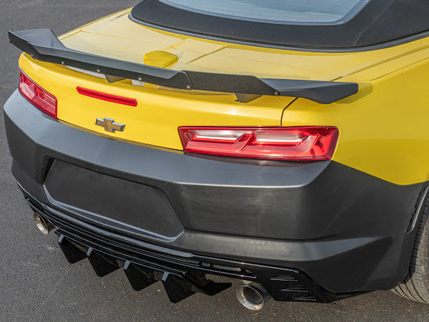 2010-2013 5TH GEN CAMARO GM FLUSH MOUNT WING SMOKE TINTED WICKERBILL
