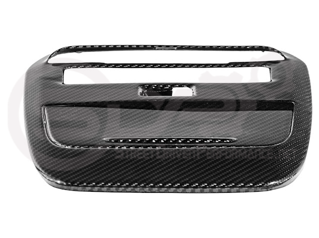2021-Up Ford F-150 | Dry Carbon Fiber Overhead Console Front Map Lamp Frame Panel