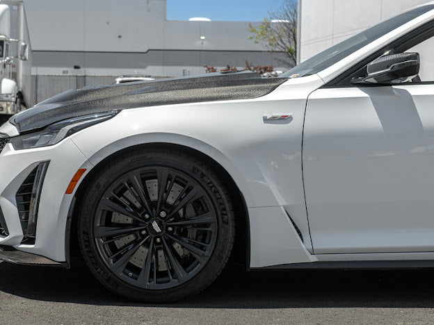 2020-Up Cadillac CT5 / CT5-V / CT5-V BLACKWING| SDP Performance Style CARBON FIBER Front Vented Hood