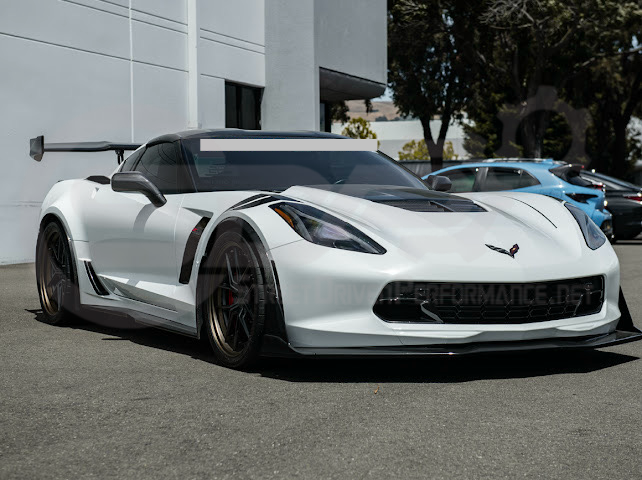 2014-2019 Chevrolet Corvette C7 | Factory Style CARBON FIBER Full Mirror Cap Covers Pair