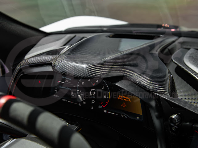2020-2025 CHEVROLET CORVETTE C8 | DRY CARBON FIBER UPPER DASH INSTRUMENT PANEL