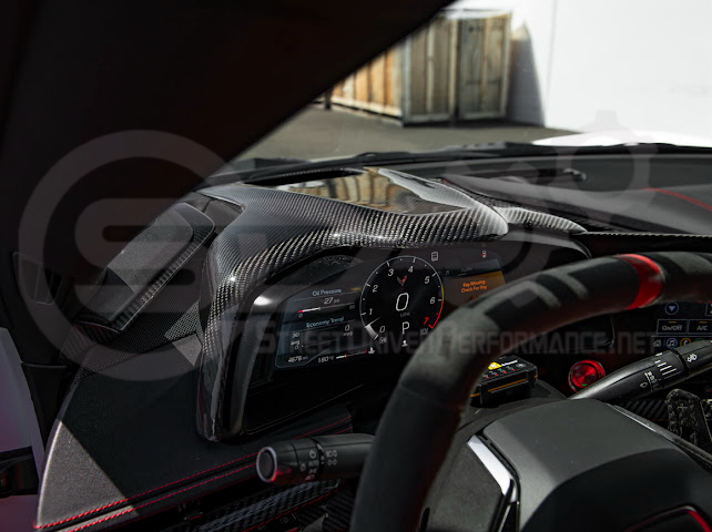 2020-2025 CHEVROLET CORVETTE C8 | DRY CARBON FIBER UPPER DASH INSTRUMENT PANEL