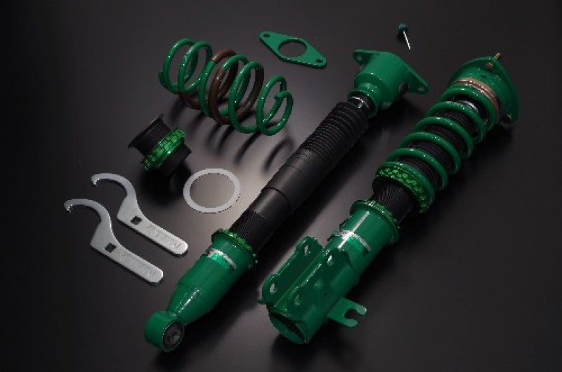Tein Flex Z coilover damper kit for Mazda CX-3 2015-2018, featuring adjustable suspension components and coil springs.
