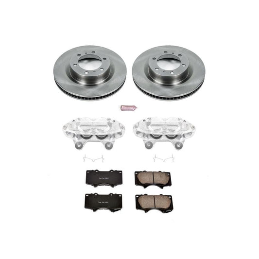 PowerStop OE brake calipers for Toyota 4Runner 2010-2015, front Autospecialty kit with calipers and components.