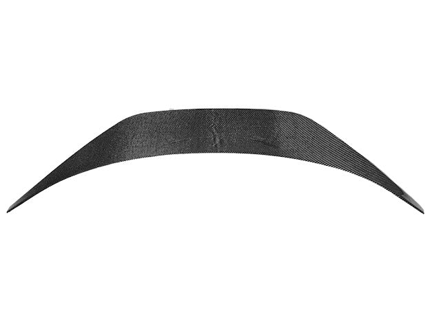Carbon fiber rear spoiler wing for 2022-up Toyota GR86 and Subaru BRZ, JDM style, by Street Driven Performance.