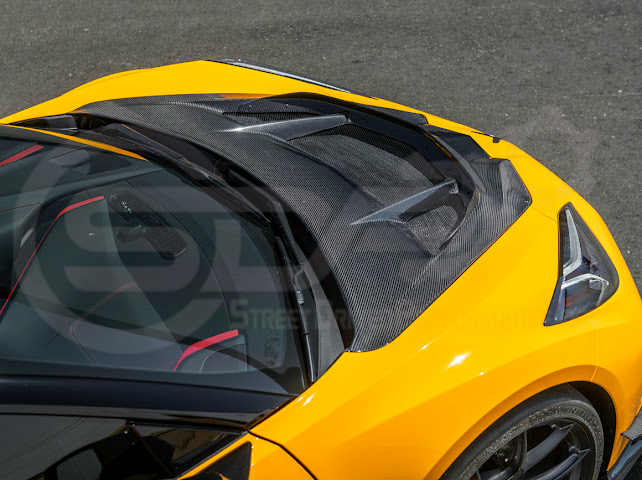 *IMPERFECTION / DISCOUNTED* 2020+ Corvette C8 | ZR1 Style Replica CARBON FIBER Front Hood