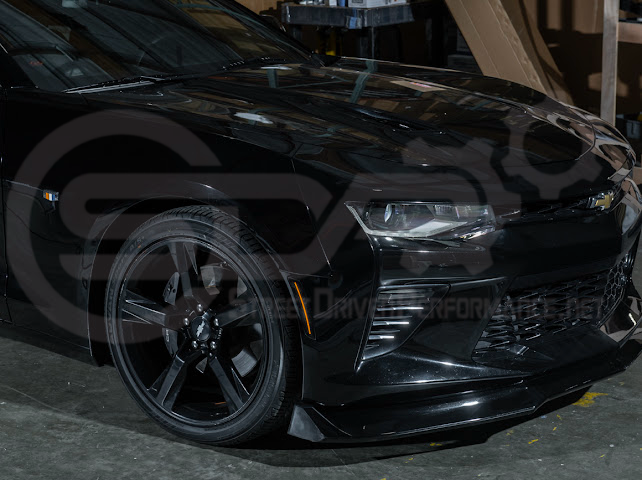 2016-2024 Chevrolet Camaro | Front Bumper Side Marker Lens w/ Amber LED Reflector Light Pair (Clear / Amber / Smoke)