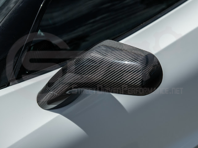 2014-2019 Chevrolet Corvette C7 | Factory Style CARBON FIBER Full Mirror Cap Covers Pair