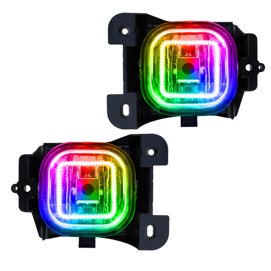 Oracle Ford Ranger 04-05 SMD FL ColorSHIFT fog lights, showcasing sleek design with customizable color LED illumination.