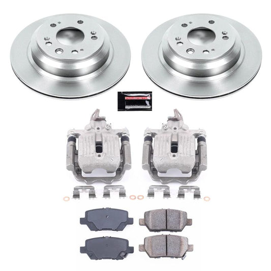 PowerStop rear brake kit for Acura RL, includes calipers and OE-style brake components, designed for reliable stopping power