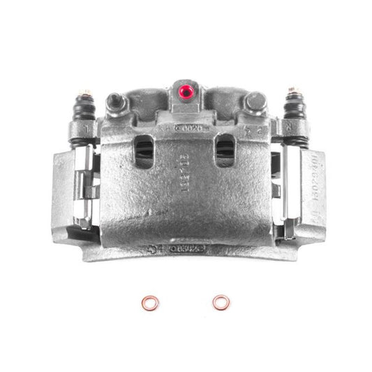 PowerStop OE rear left brake caliper with bracket for 2007 Ford E-150, showcasing the automotive brake component.