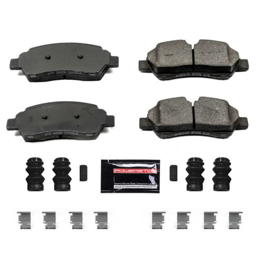 PowerStop Z23 Evolution Sport rear brake pads for Ford Transit-150, performance brake pads with hardware included.