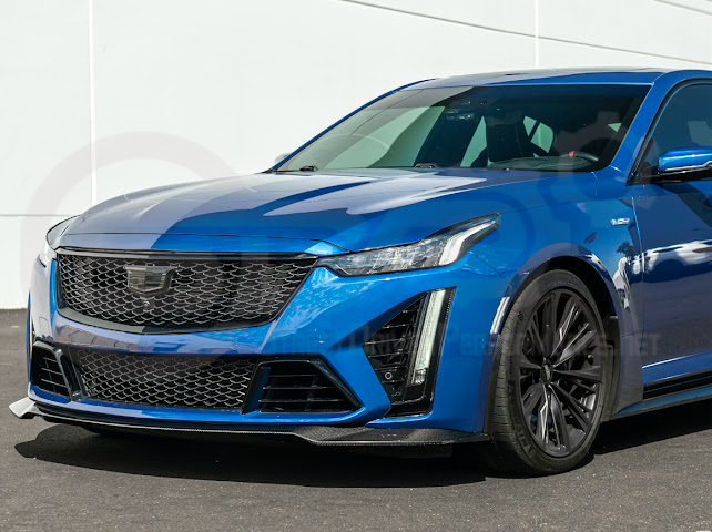 2020-2024 CADILLAC CT5-V BLACKWING SEDAN | FRONT LIP SPLITTER GROUND EFFECTS & WHEEL ARCHES