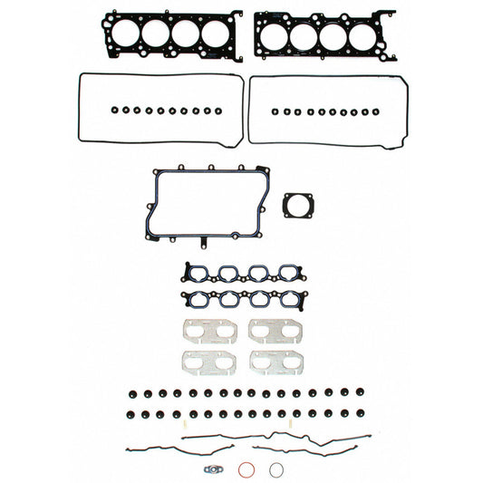 Fel-Pro Lincoln Aviator HS 9790 PT-20 PermaTorque engine cylinder head gasket set showing multiple gaskets and sealing surfaces