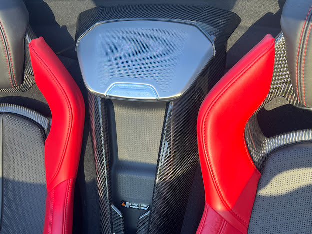 2020+ CORVETTE C8 CONVERTIBLE | CARBON FIBER INTERIOR WATERFALL SPEAKER GRILLE