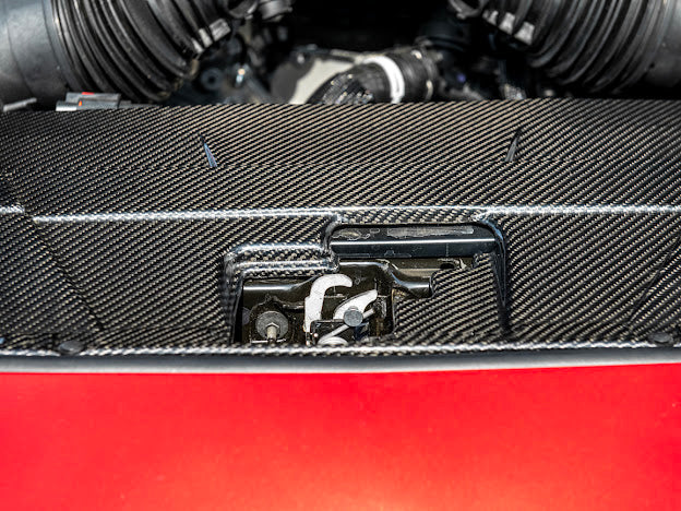 2024-UP MUSTANG S650 | CARBON FIBER ENGINE BAY RADIATOR PANEL TRIM REPLACEMENT