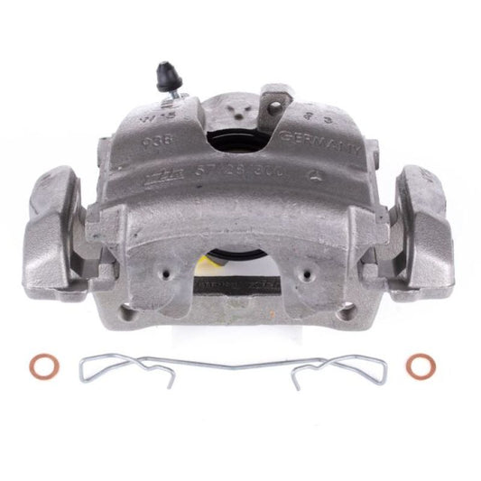 PowerStop OE front left brake caliper with bracket for Chrysler Crossfire 2004-2008, automotive brake component.