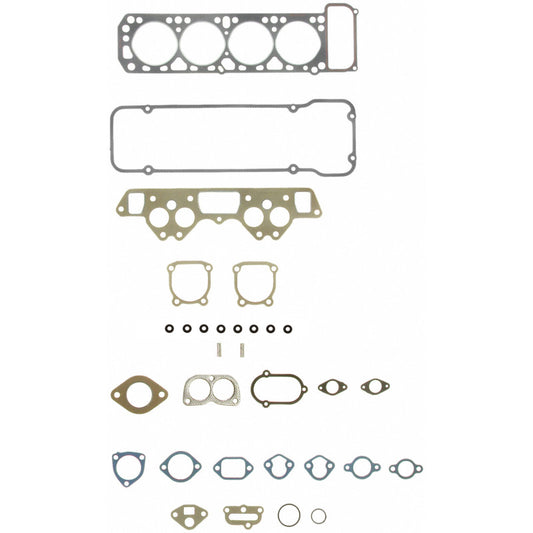 Fel-Pro Nissan 510 HS 21178 PT-3 PermaTorque engine cylinder head gasket set, showing multiple gaskets and components.