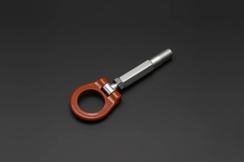 Cusco red folding rear tow hook for Toyota GR Yaris 2020+ GXPA16/GXPA12, sturdy metal car tow hook accessory