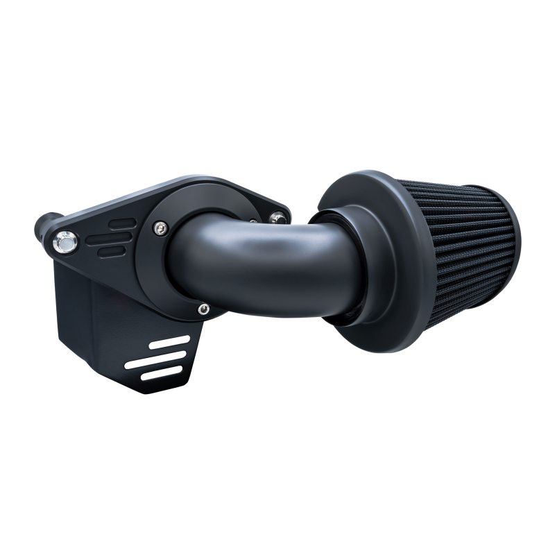 Vance & Hines Falcon short ram air intake for Harley-Davidson Touring 24-25 in black, showing sleek motorcycle engine enhancement.