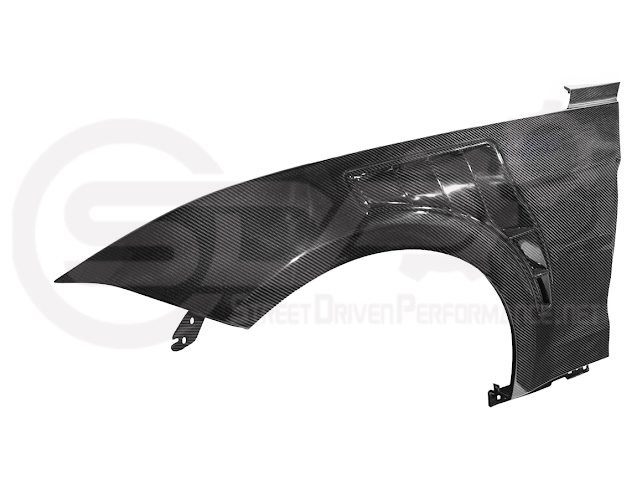 2018-2023 Ford Mustang S550 | GT500 Style Carbon Fiber Front Side Vented Fenders PAIR