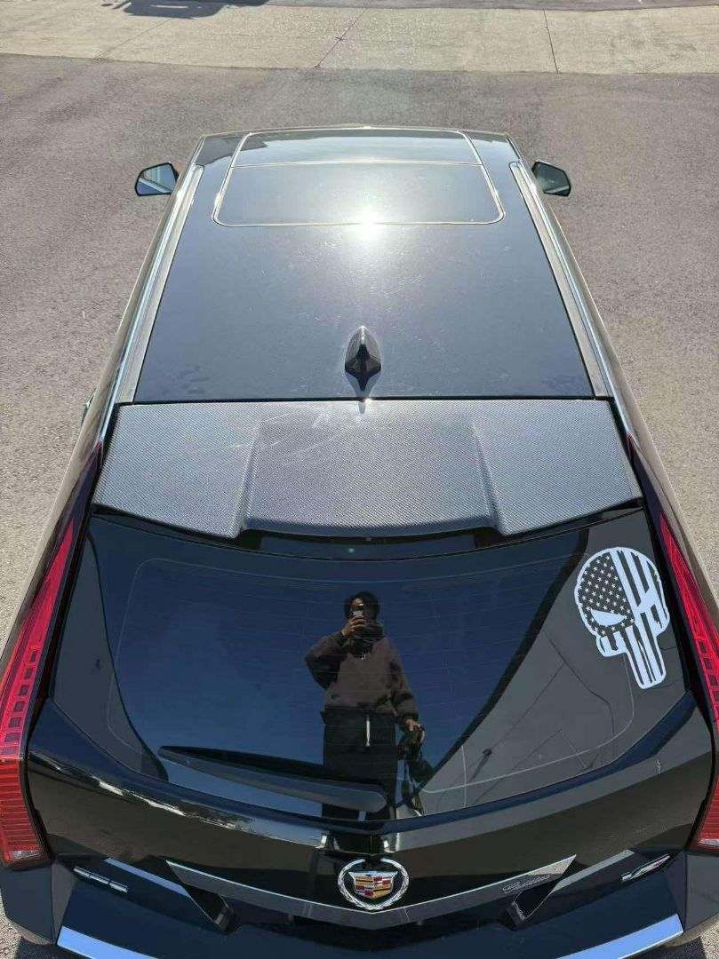 *IMPERFECTION / DISCOUNTED* 2009-2015 Cadillac CTS-V V2 Wagon - Carbon Fiber Trunk Lid Spoiler / Wing