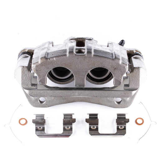 PowerStop front left OE brake caliper with bracket for 2014-2016 Acura MDX, designed for reliable vehicle braking performance.