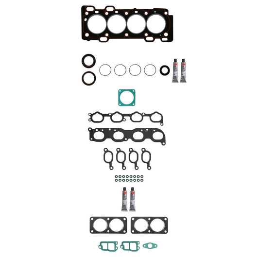 Fel-Pro Volvo S40 HS 26641 PT PermaTorque engine cylinder head gasket set showing multiple gaskets and sealing components.