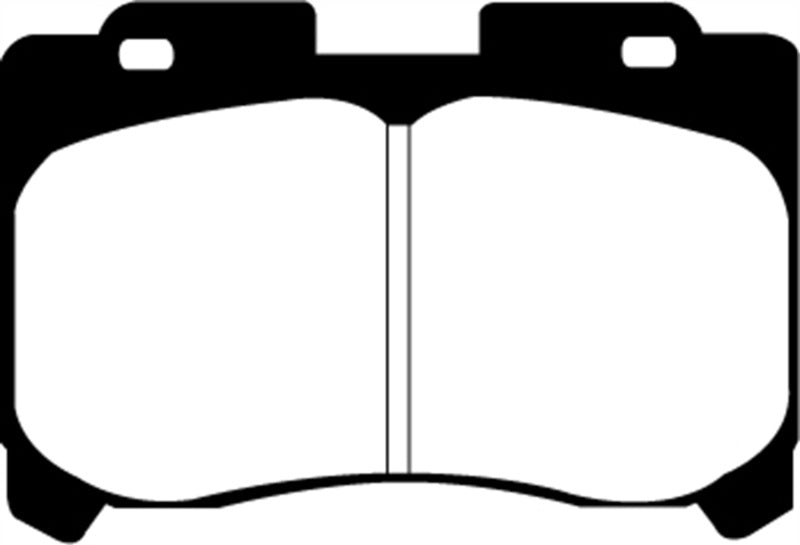 EBC Greenstuff front brake pads for 1993-1998 Toyota Supra 3.0 Twin Turbo, performance brake pads with green friction material