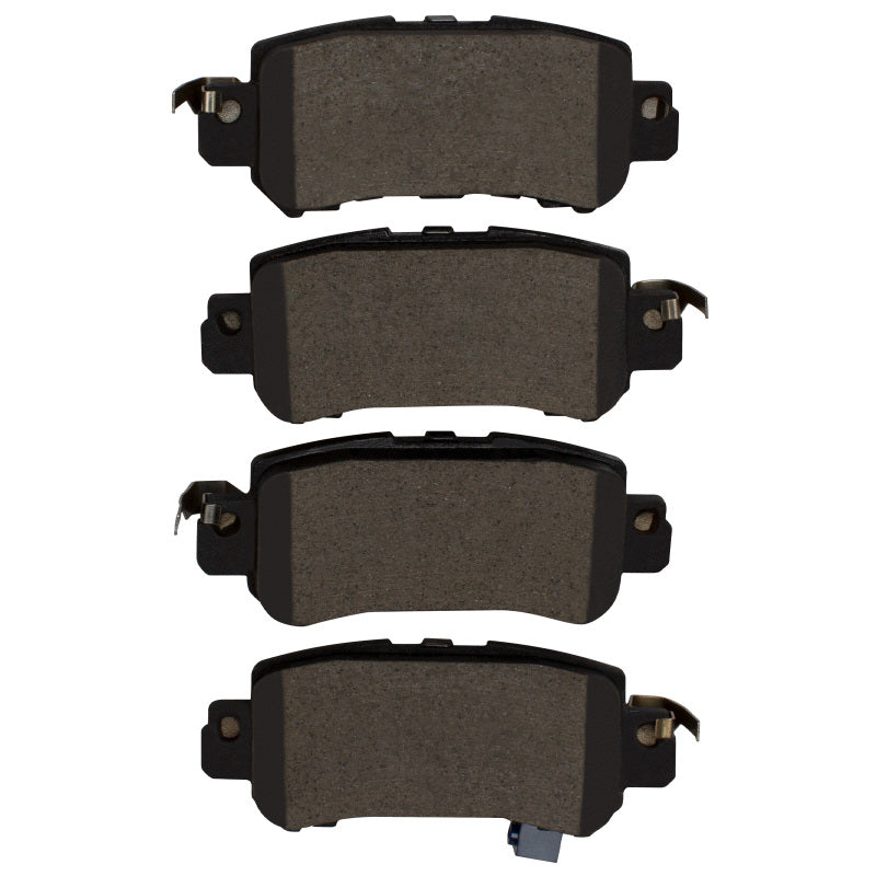 R1 Concepts Mazda CX-3 2013-2018 rear ceramic brake pads, OE quality, designed for reliable braking performance.