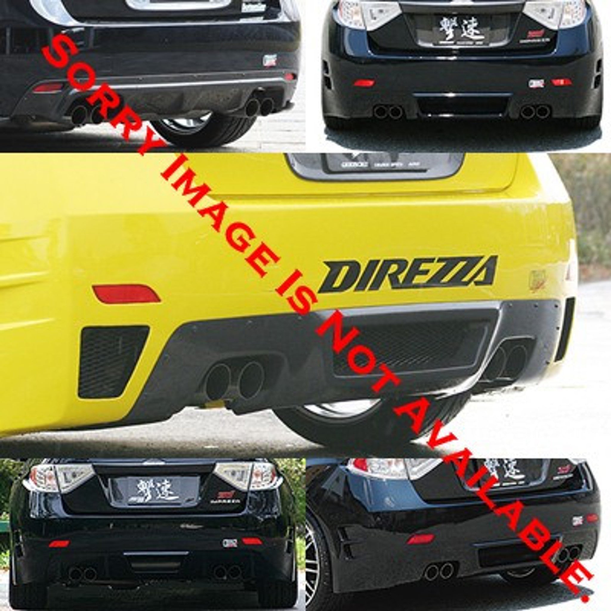 Charge Speed 2008-2014 Subaru Impreza GH NON-STi 5Doors HB Rear Diffuser Cowl Carbon