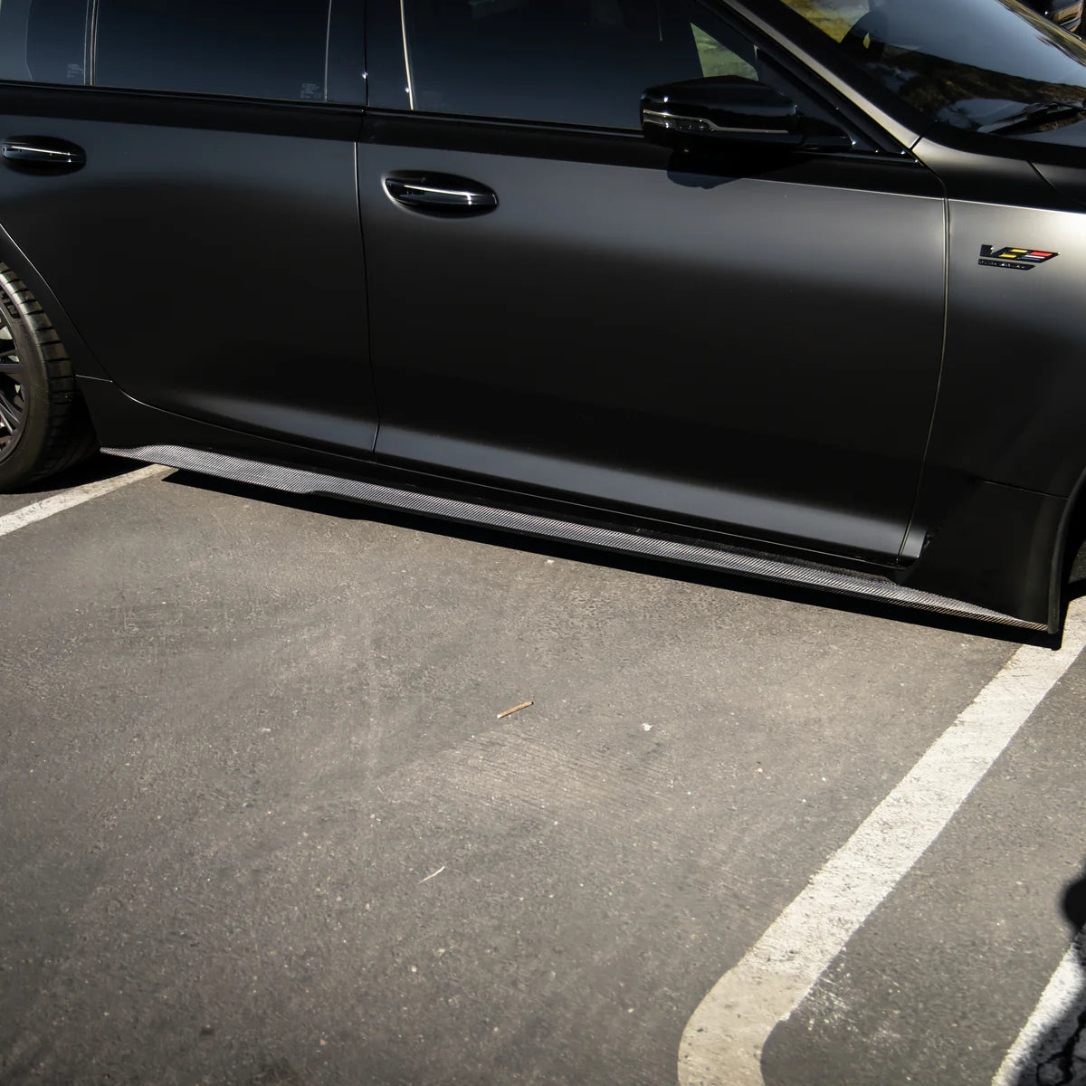 2022-Present Cadillac CT5-V Blackwing | CARBON FIBER SDP Performance Style Side Skirts Rocker Panels Ground Effects