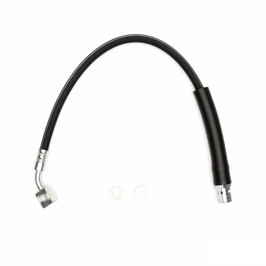 DFC Chevrolet Corvette front right brake hose from 2014 to 2019, part of the DFC brake line kit, shown in detailed view.