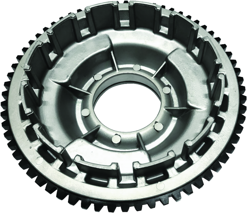TwinPower Big Twin clutch shell for Harley-Davidson L84-89, replacement clutch basket with durable metal construction.