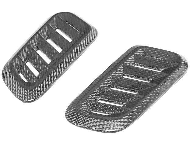 2023-UP TOYOTA GR COROLLA |FACTORY STYLE CARBON FIBER FRONT BULGE HOOD VENTS REPLACEMENT