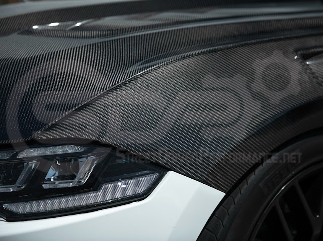 2018-2023 Ford Mustang S550 | GT500 Style Carbon Fiber Front Side Vented Fenders PAIR