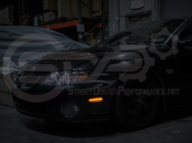2004-2006 Pontiac GTO | Front Clear / Red / or Black Lens Amber Light LED Side Markers Pair