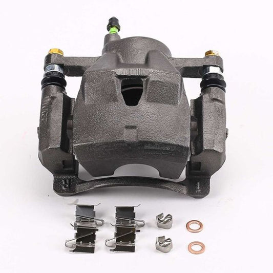 PowerStop front right OE brake caliper with bracket for 2013 Scion iQ, showing the black metal caliper assembly.