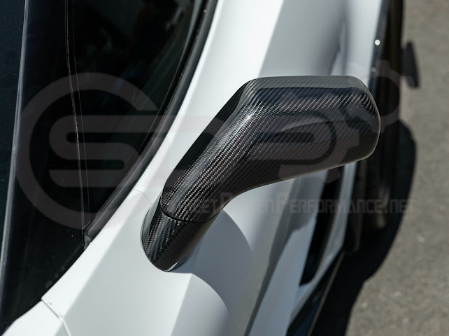 2014-2019 Chevrolet Corvette C7 | Factory Style CARBON FIBER Full Mirror Cap Covers Pair