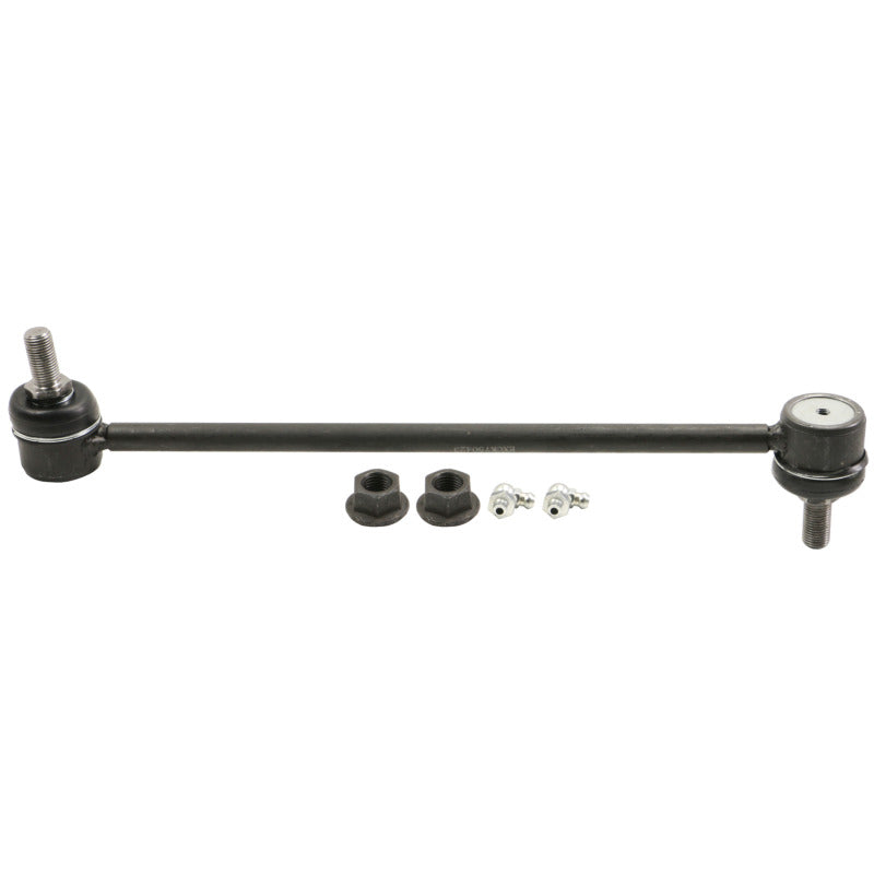 Moog Kia Sedona front stabilizer bar link kit with sway bar endlinks, compatible with 2015-2021 models, shown in the image.