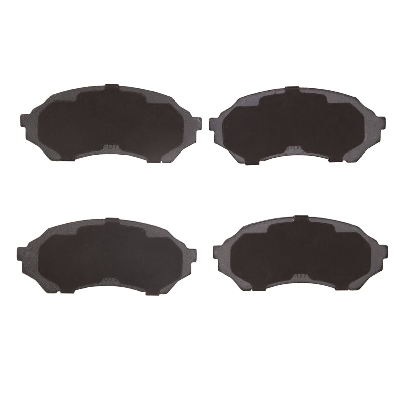 R1 Concepts Mazda Protege 1999-2001 front ceramic brake pads, OE quality, with metal backing and brake pad friction surface.