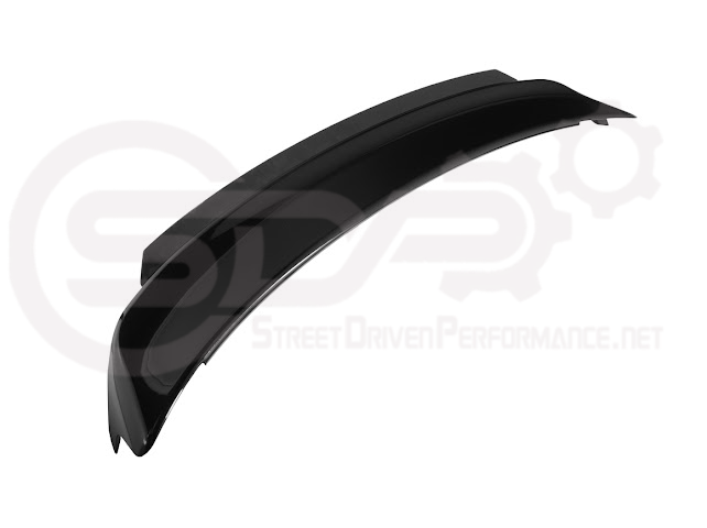 Dodge Charger SRT Hellcat Redeye style rear trunk wing spoiler in matte or gloss black with wickerbill detail, designed for performance.