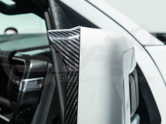 2021-UP FORD F-150 | CARBON FIBER FACTORY STYLE SIDE MIRROR FRAMES PAIR