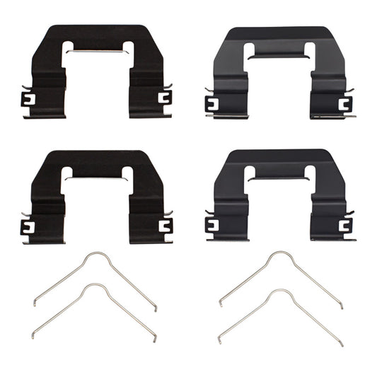 DFC 16-24 Buick Enclave rear brake hardware kit with premium components, including springs and clips, for brake system replacement.