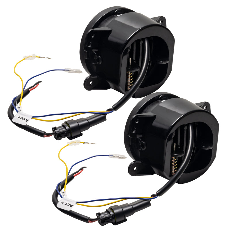 Oracle Lighting high-performance green LED fog lights for Jeep Wrangler JK/JL/JT models, featuring durable design and bright illumination.