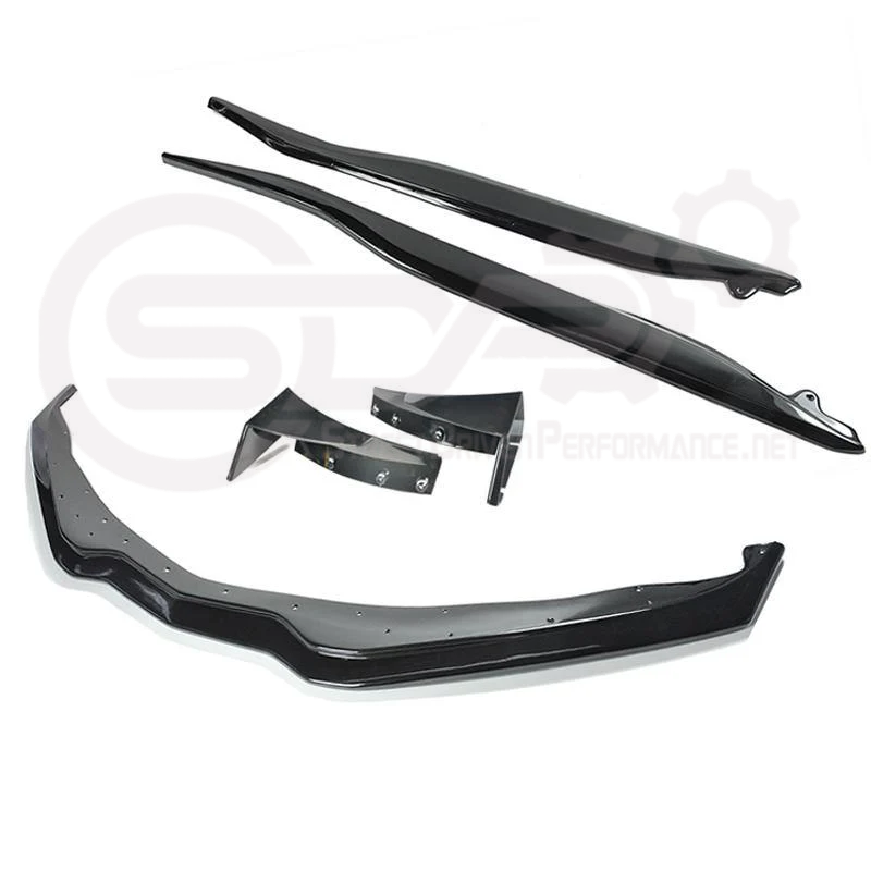 2014-2019 CORVETTE C7 STINGRAY & Z51 | FRONT SPLITTER LIP & SIDE SKIRTS ROCKER PANELS GROIND EFFECTS