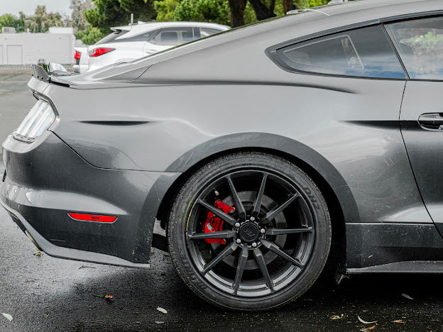 2015-23 FORD MUSTANG GT | SMOKE TINTED REAR SPOILER WICKERBILL FLAP INSERT
