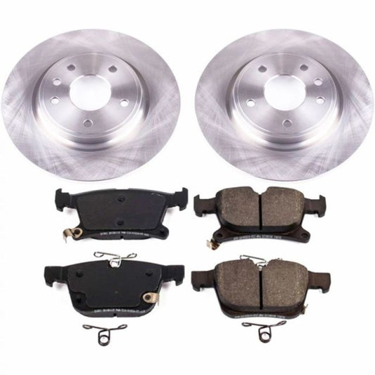 PowerStop OE rear brake kit for 2017-2019 Chrysler Pacifica, includes brake pads and rotors for reliable stopping power.