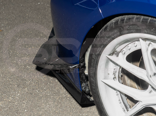 2023-UP CORVETTE C8 Z06, E-RAY, ZR1 | Z07 PERFORMANCE PACKAGE CARBON FIBER FRONT BUMPER SIDE CANARDS DRIVE PLANES PAIR