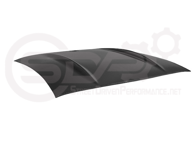2015-Up Ford Mustang S550 & S650 Coupe | Factory Style Dry CARBON FIBER Tape-On Top Roof Panel Cover